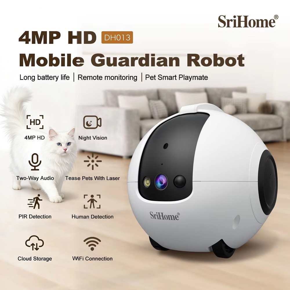 Smart Home Camera Ezviz - Kamera Robot Cerdas Mobile Srihome 4MP,