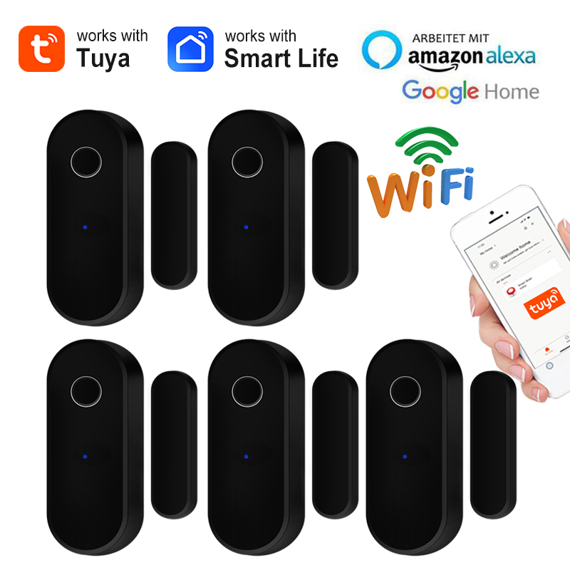 Wireless Door Sensor - Tuya WiFi Detektor Pintu Buka Tutup