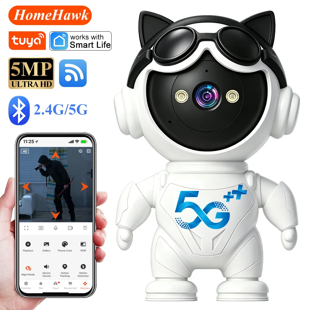 Smart Home Camera Ezviz - Kamera IP Nirkabel Pintar Tuya Mini