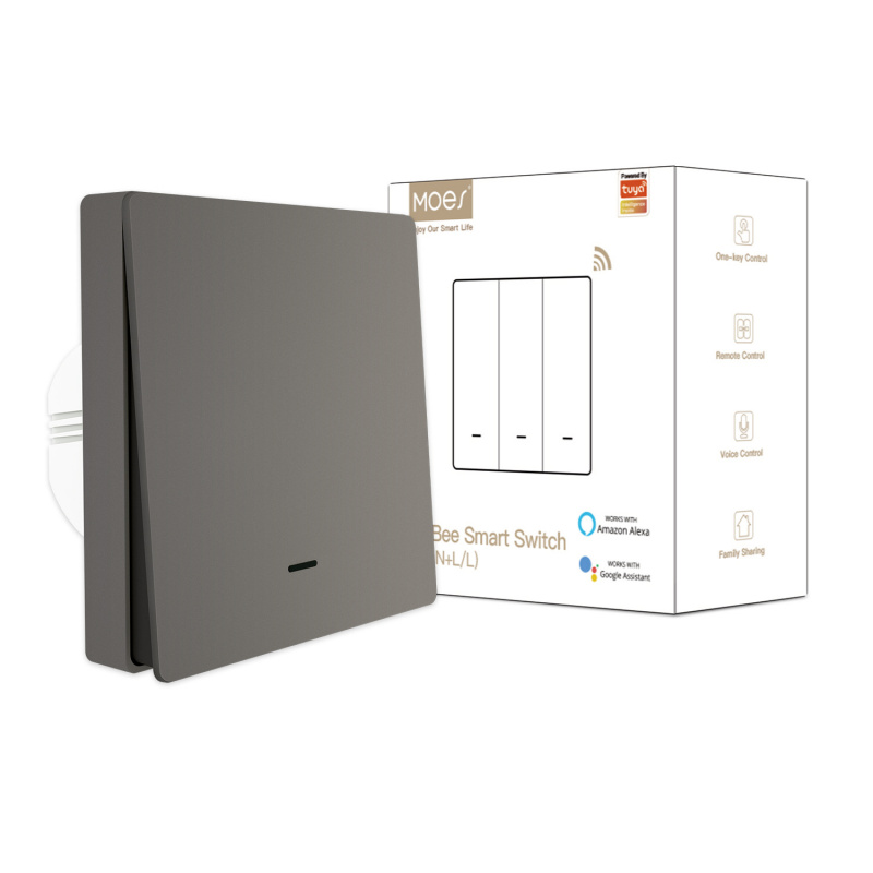 MOES Tuya ZigBee Tombol Saklar - Universal Remote Smart Home ulasan dan harga