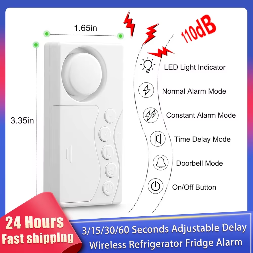 Alarm pintu Freezer baru denga - Wireless Door Sensor ulasan dan harga