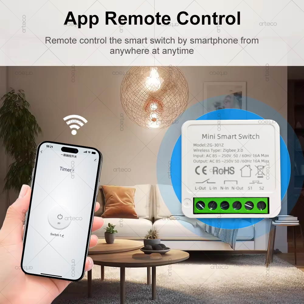 Modul Otomatisasi Saklar Mini  - Smart Home Hub 2 ulasan dan harga