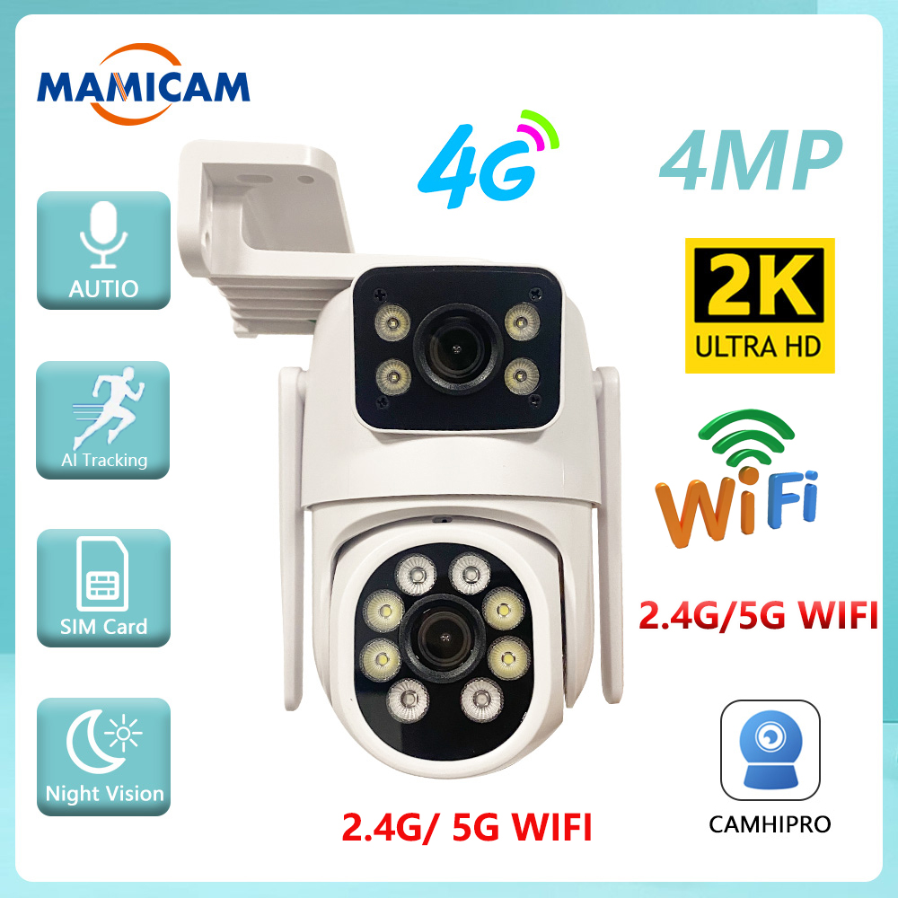 Kamera IP WIFI 4MP 3G 4G Kartu - Smart Home Camera Ezviz ulasan dan harga