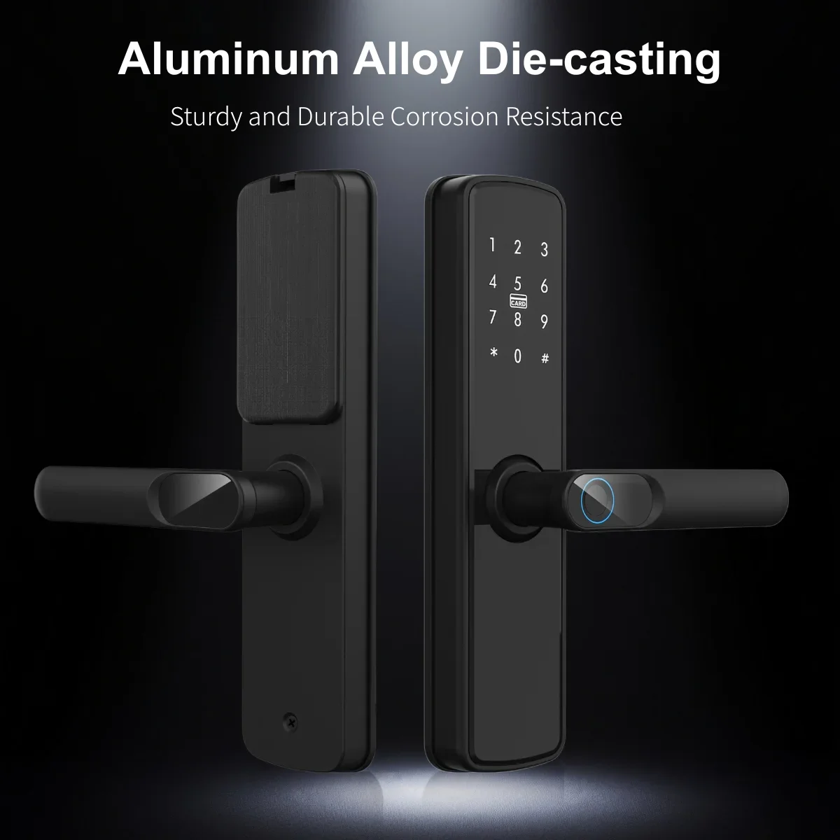 Kunci Pintu Pintar Tuya dengan - Smart Home Door Lock ulasan dan harga
