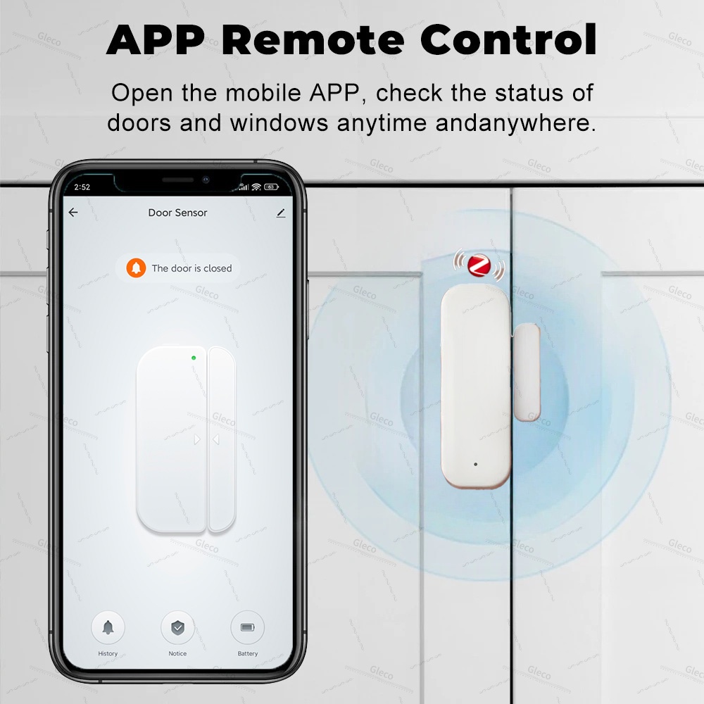 Tuya Zigbee Sensor Pintu Jende - Wireless Door Sensor ulasan dan harga